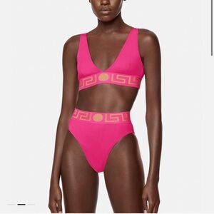 Pink Versace Bikini Set